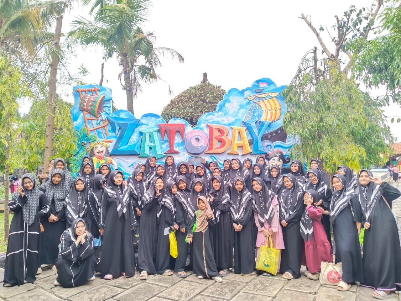 Suasana belajar mengajar di Pesantren Tahfidz Tegal