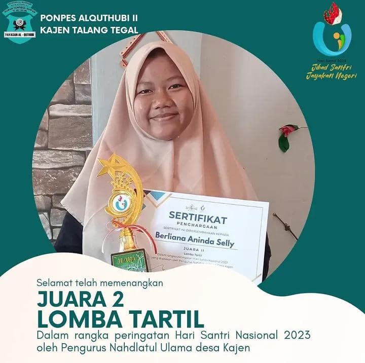 Sertifikat Juara 2 Tartil