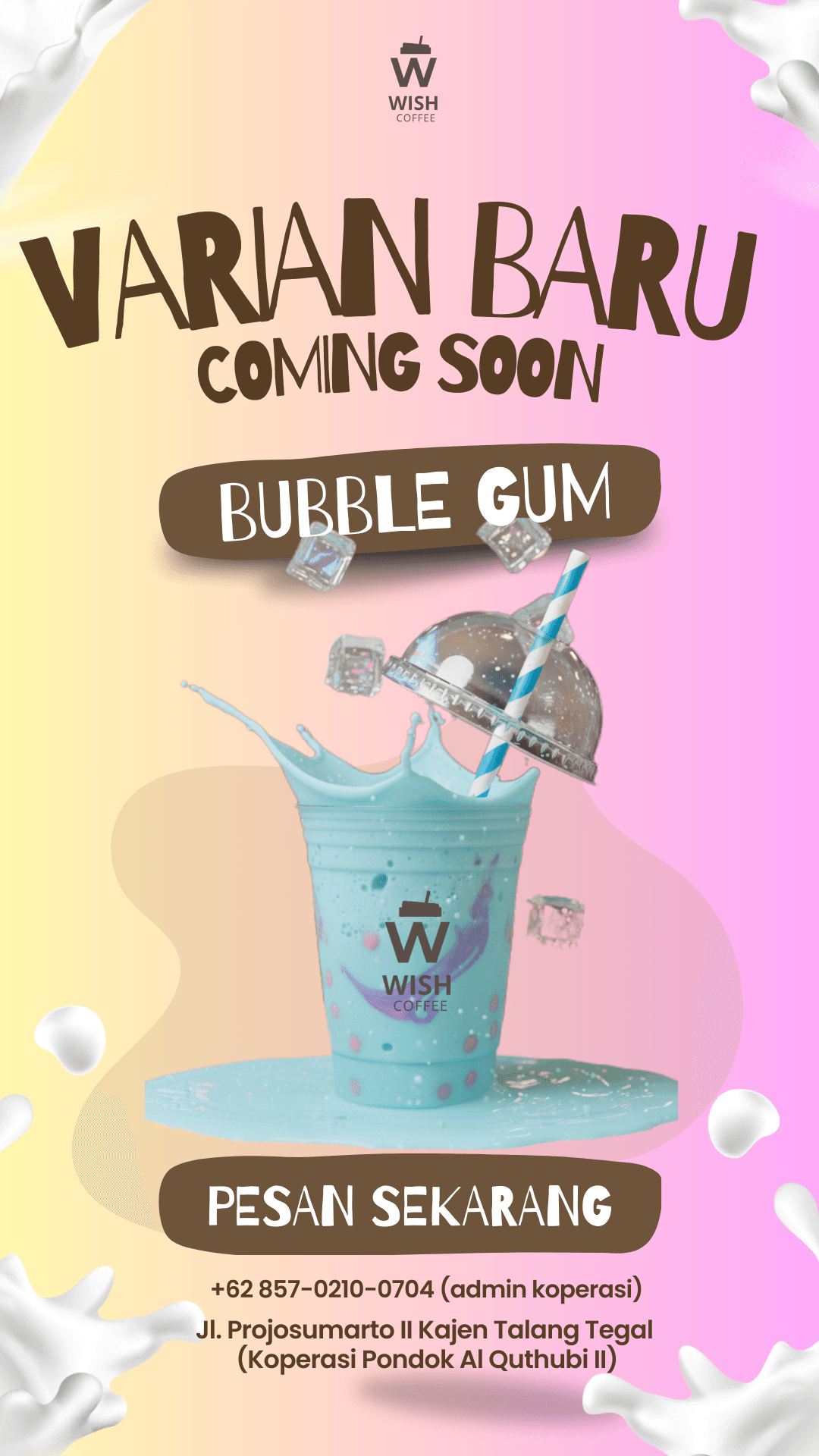 Milkshake Bubble Gum